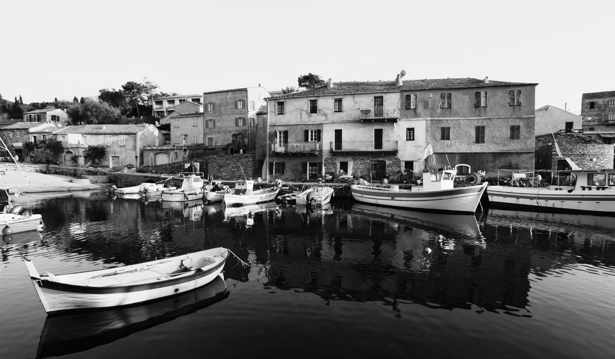 La vue depuis le restaurant dans la Bella Vista dans le Cap Corse